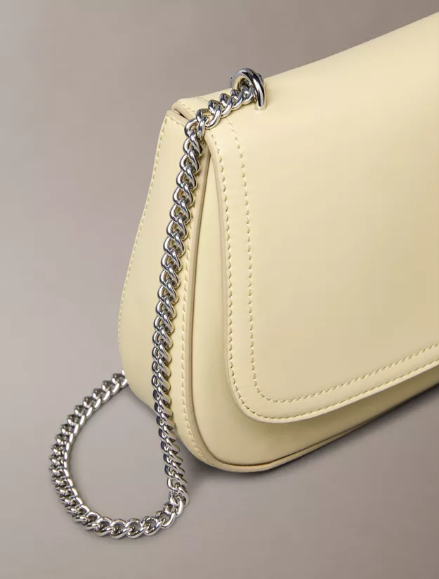 Monogram Logo Hardware Chain Shoulder Bag