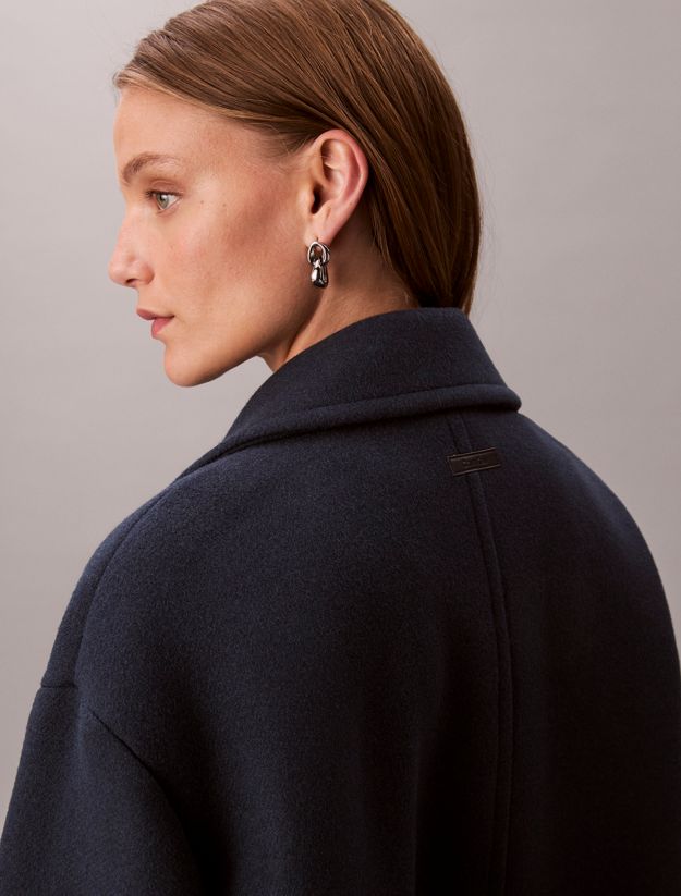 Wool Blend Peacoat