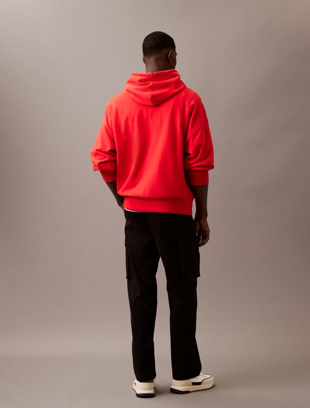 Cotton Stretch Straight Fit Cargo Trousers