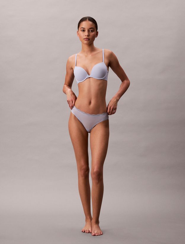 Bikini Briefs - Microfibre Stretch with Lace