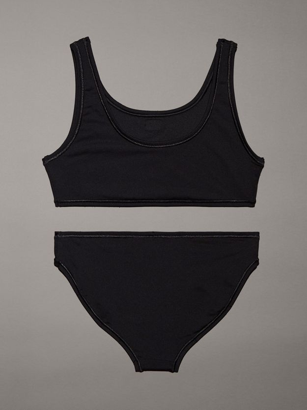 Girls Bralette Bikini Set - CK Monogram