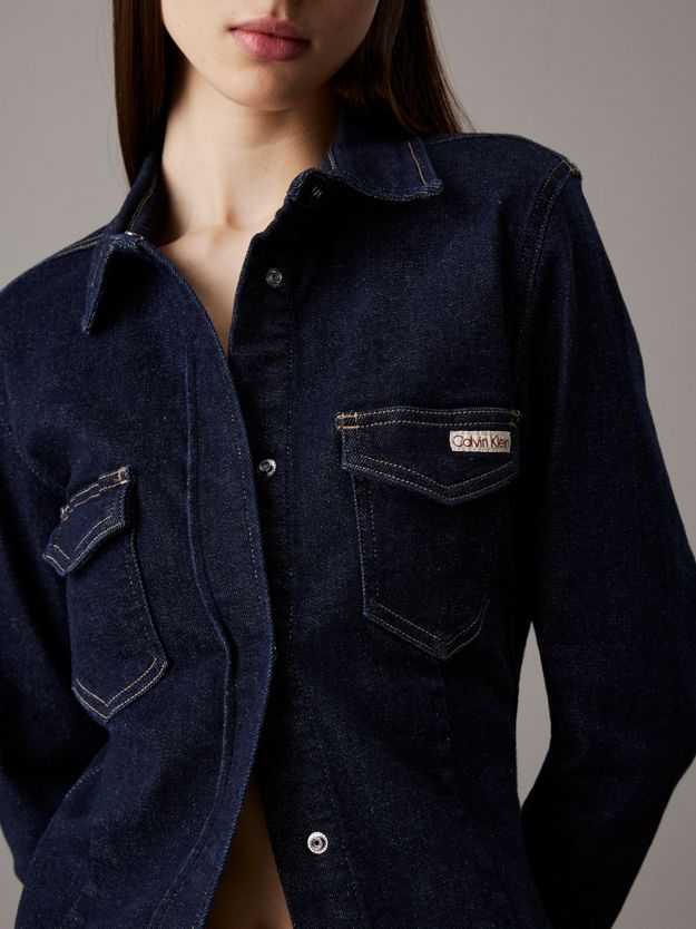Fitted Denim Shirt