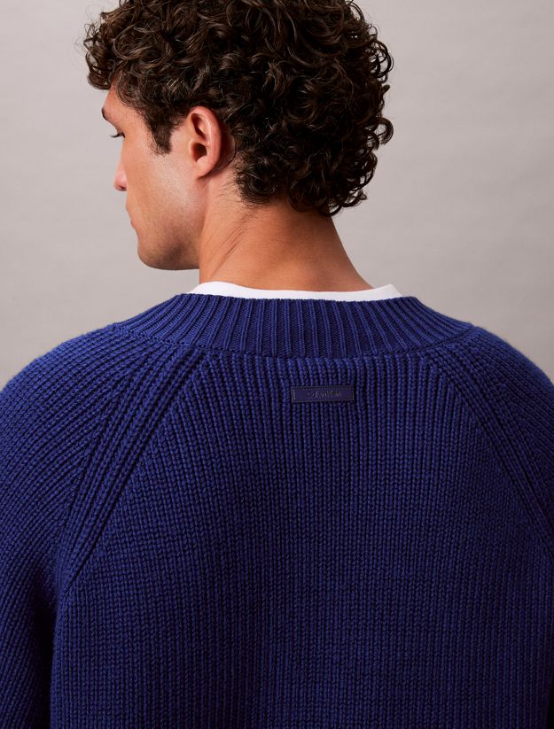 Wool Blend V-Neck Jumper