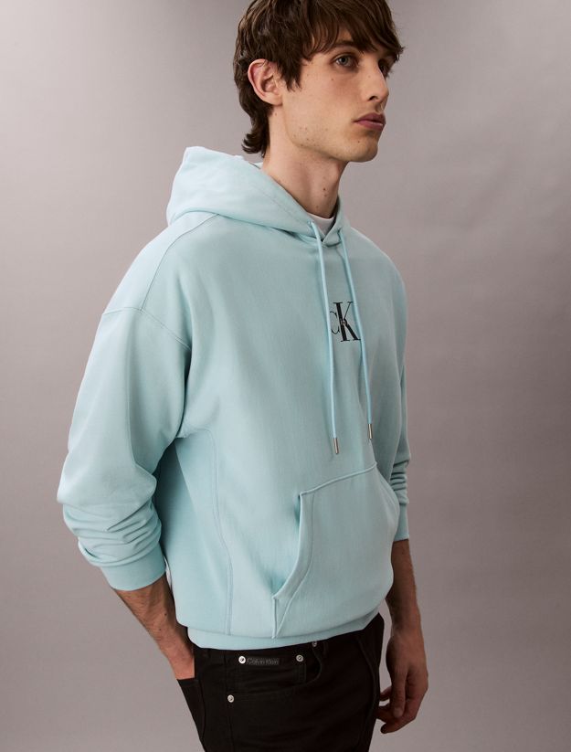 Premium Fleece Monogram Logo Hoodie