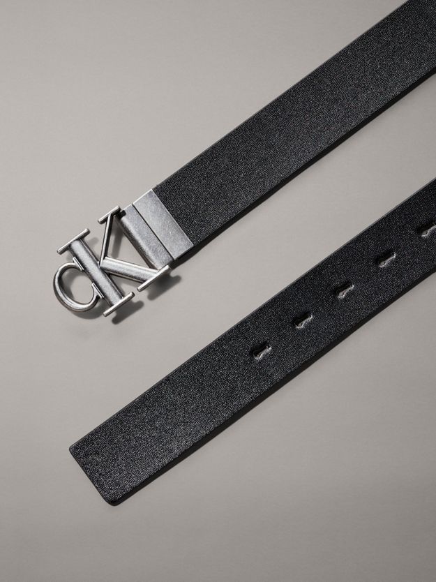 Leather Reversible Logo Belt