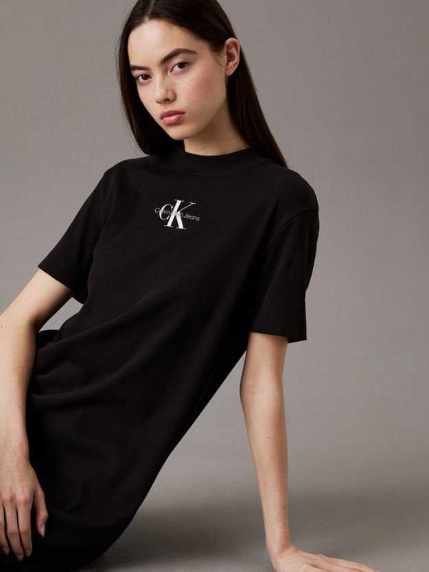 Ribbed Cotton Maxi T-shirt Dress