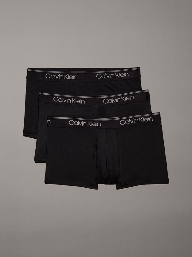 3 Pack Low Rise Trunks - Micro Stretch