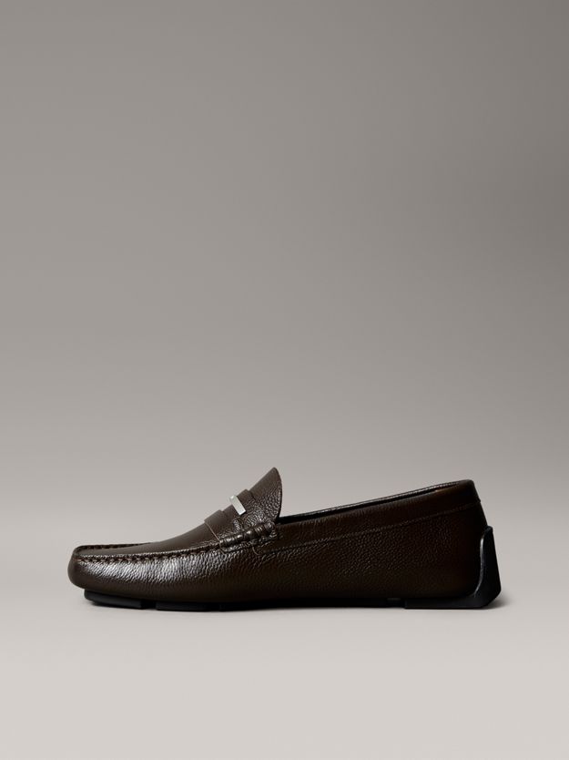 Leather Moccasin Driving Shoes