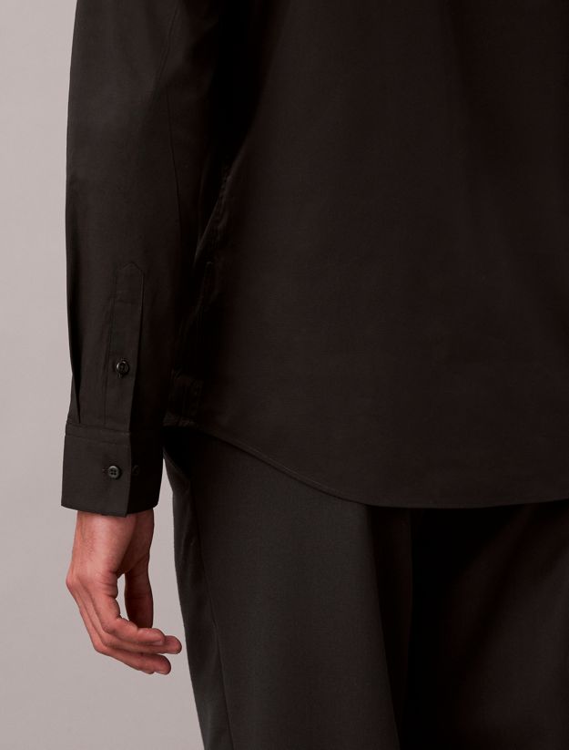 Slim Stretch Poplin Shirt