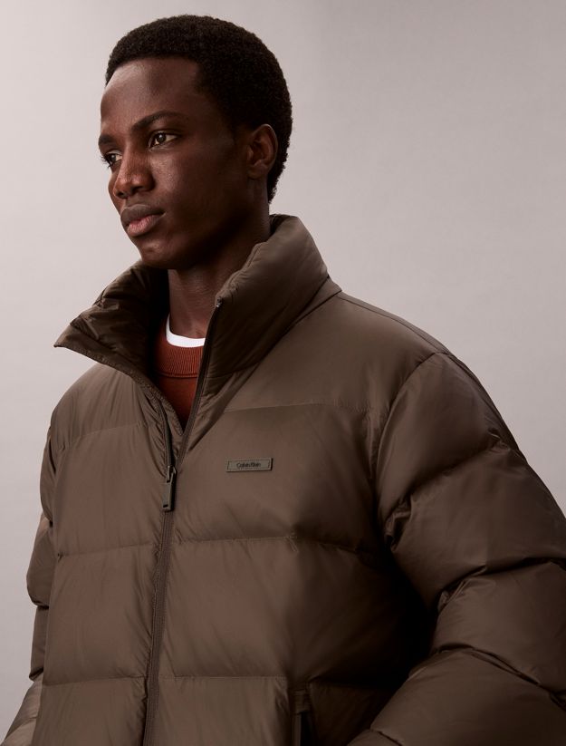 Channelled Down Puffer Jacket
