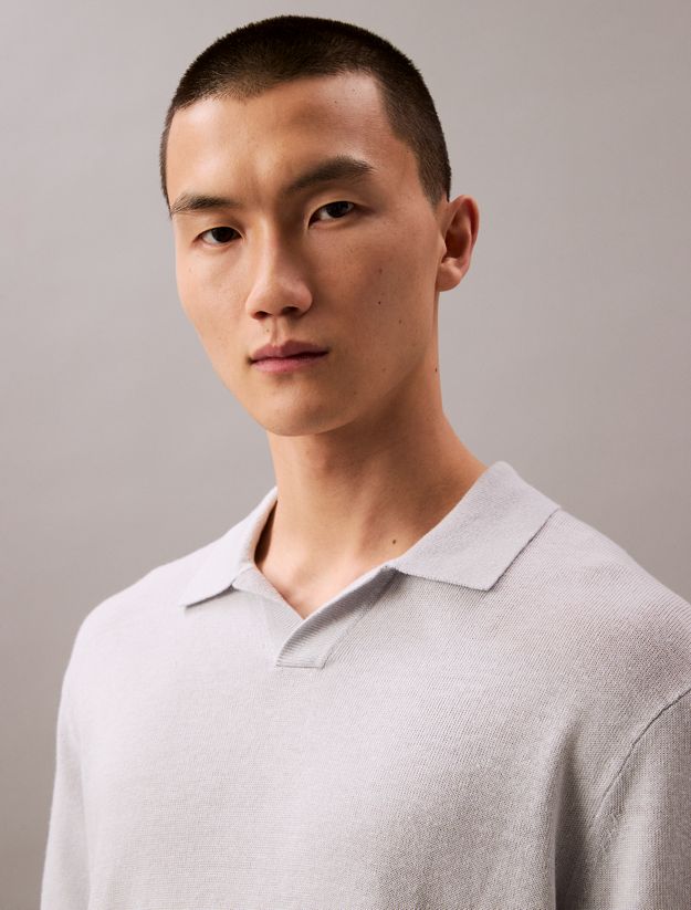 Linen Blend Short Sleeve Jumper