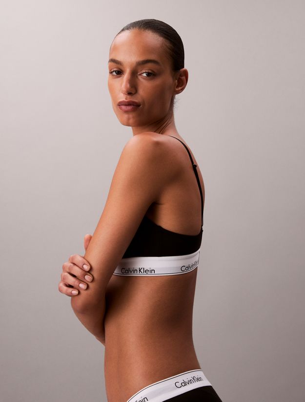 Lightly Lined Triangle Bralette - Icon Cotton Modal