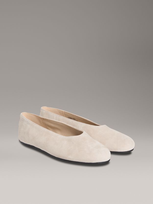 Suede Ballerinas