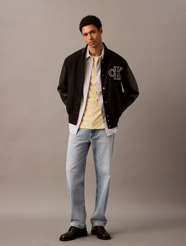 Slim Poplin Striped Shirt