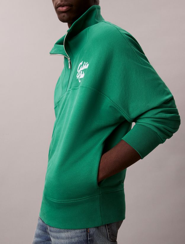 Premium Fleece Relaxed Quarter Zip Sweatshirt