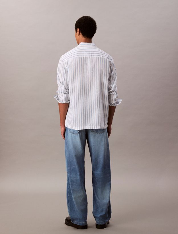 Cotton Linen Pull On Jeans