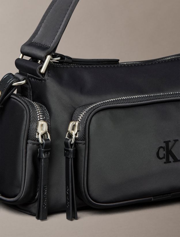 Soft Satin Nylon Shoulder Bag