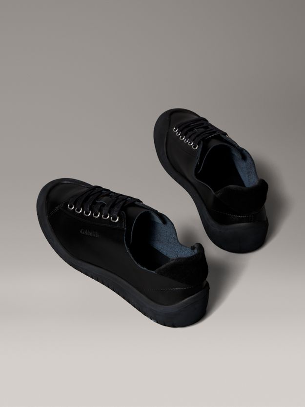 Smooth Leather Hybrid Trainers