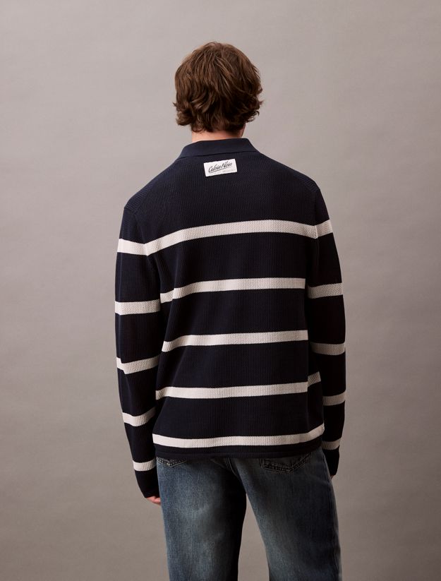 Striped Relaxed Polo