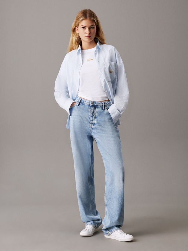 Slim Cropped Badge T-shirt