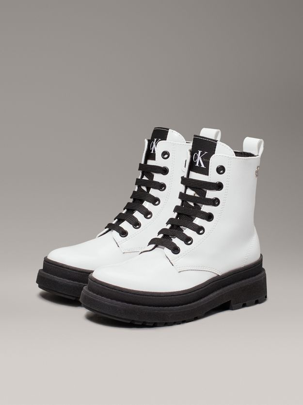 Kids Lace-Up Boots with Zip