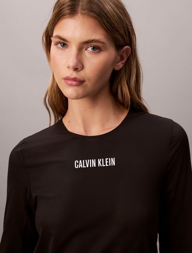 Performance Mesh Long Sleeve Gym T-shirt