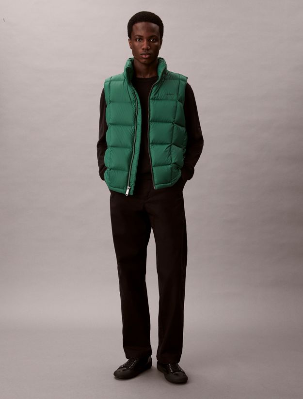 Nylon Quilted Puffer Vest