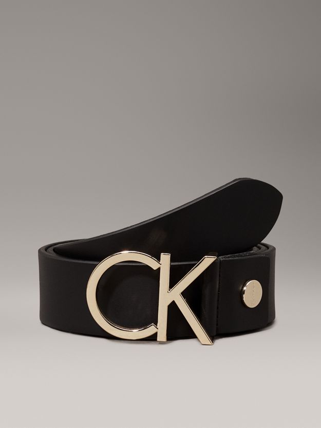 Leather Logo Belt