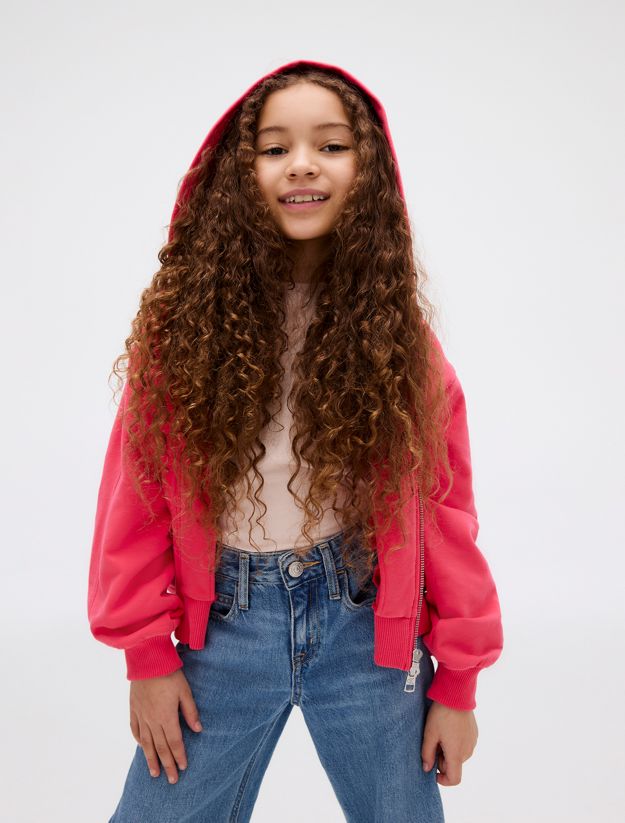 Relaxed Zip Up Hoodie