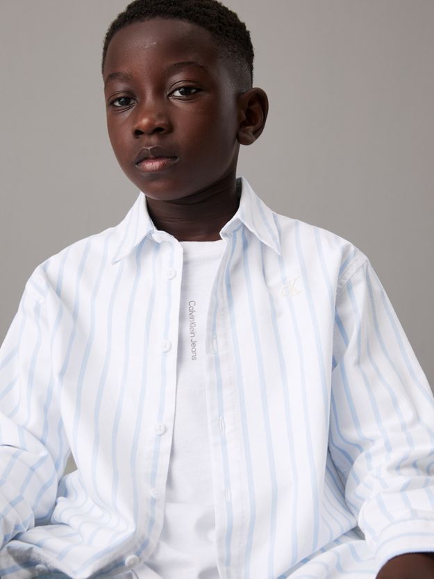 Relaxed Striped Oxford Shirt