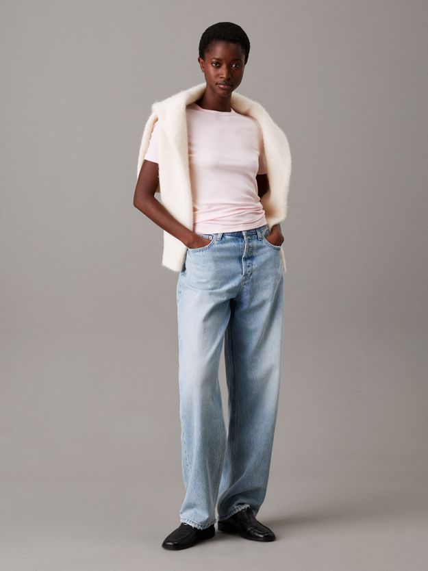 Slim Ribbed Modal T-shirt