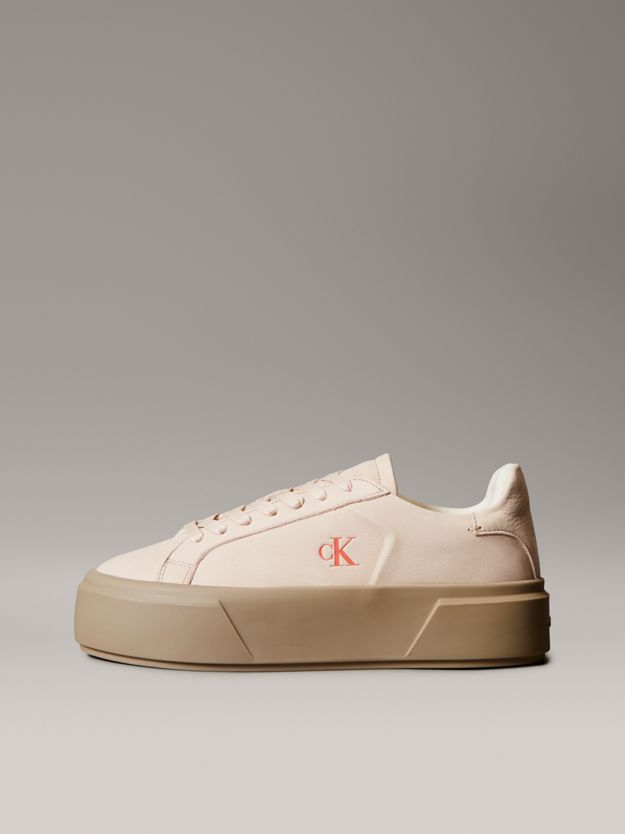 Leather Warm Winter Platform Trainers