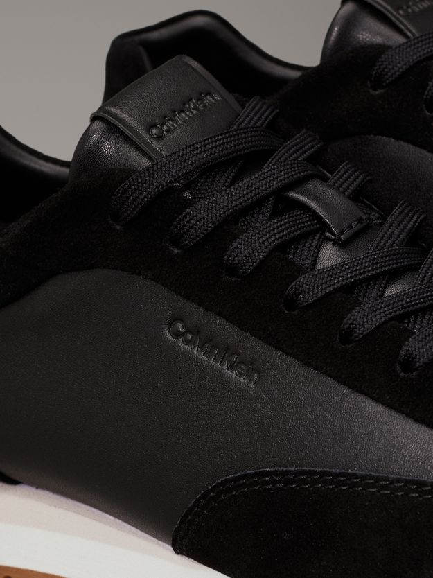 Leather Low Profile Trainers