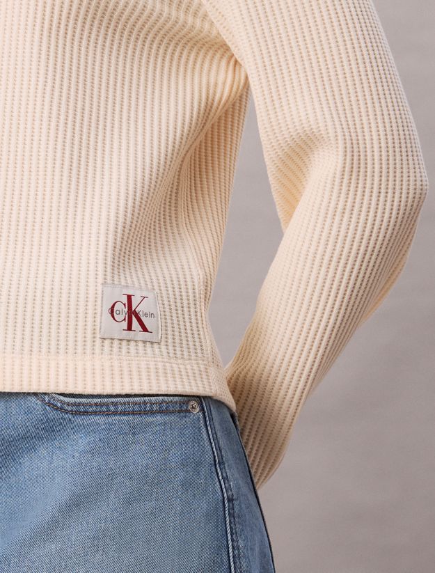 Long Sleeve Waffle T-shirt