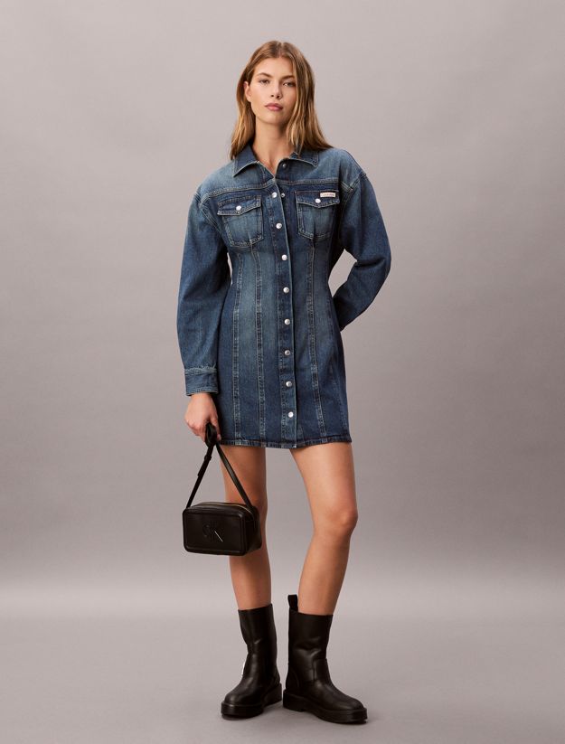 Embossed Monogram Logo Camera Bag