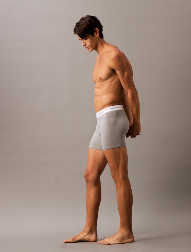 3 Pack Boxer Briefs - Cotton Modal Stretch