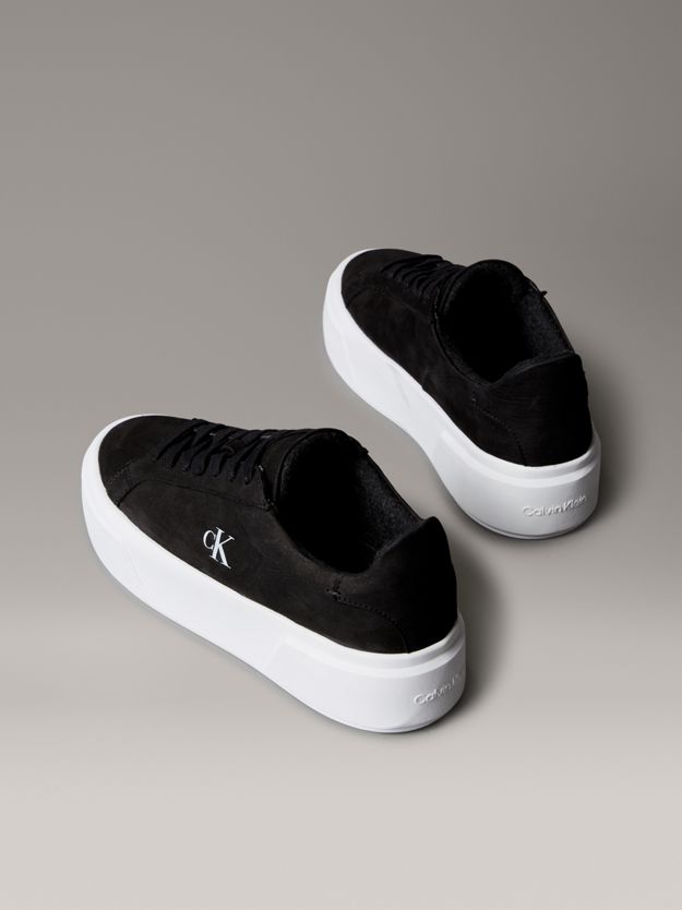 Leather Warm Winter Platform Trainers