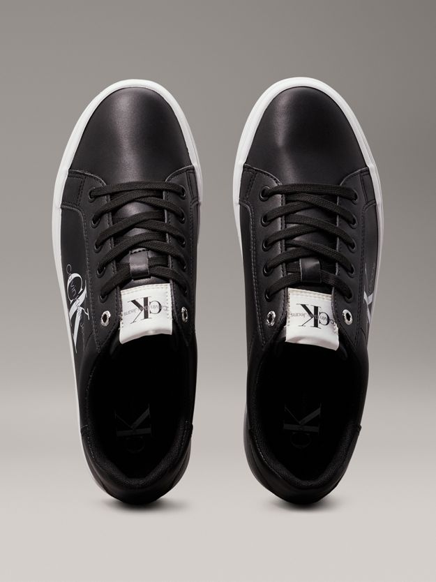 Leather Platform Trainers