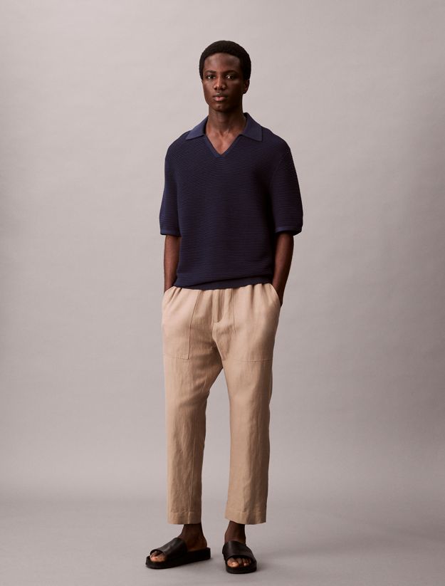 Tech Knit Johnny Collar Polo Shirt