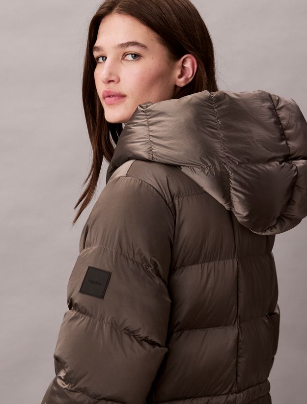 Shine Wrap Puffer Jacket