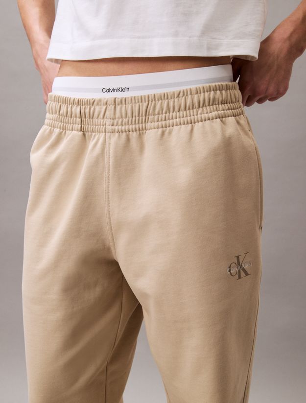 Cotton Terry Monogram Joggers