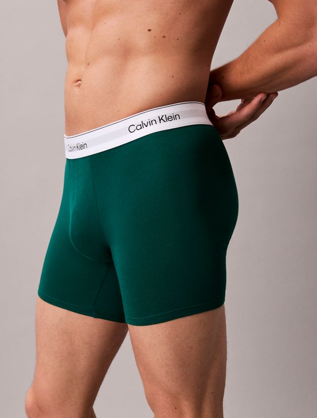 3 Pack Boxer Briefs - Icon Cotton Stretch