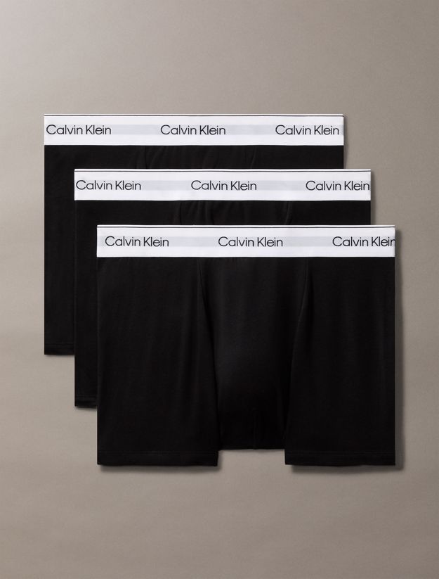3 Pack Relaxed Dart Trunks - Icon Cotton Stretch
