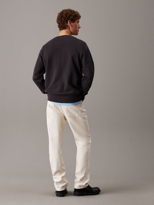 Cotton Terry Badge Sweatshirt