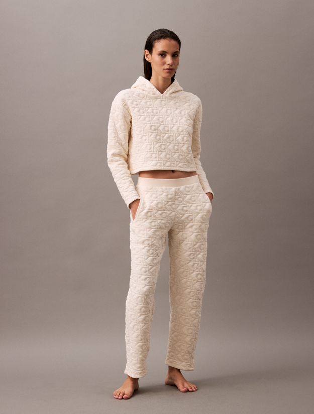 Logo Quilted Lounge Joggers