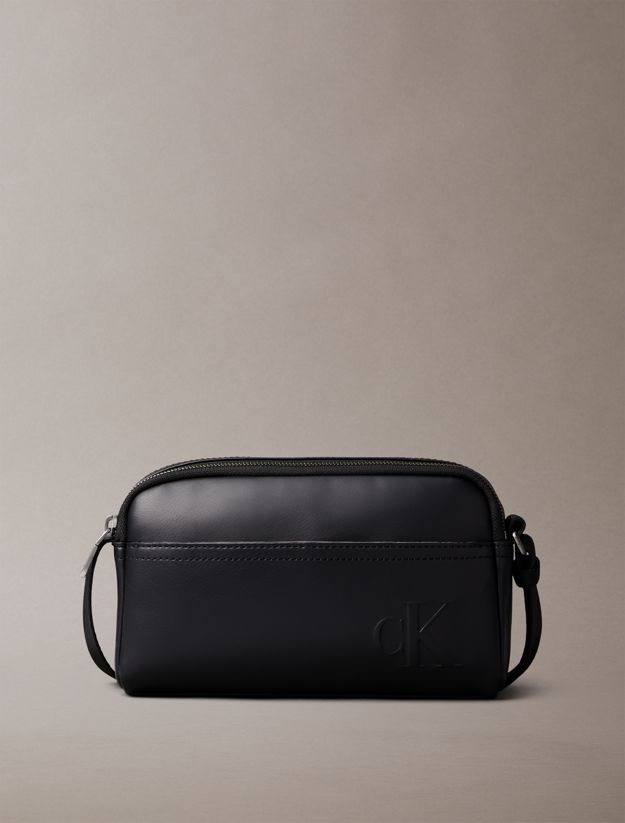 Embossed Monogram Logo Camera Bag