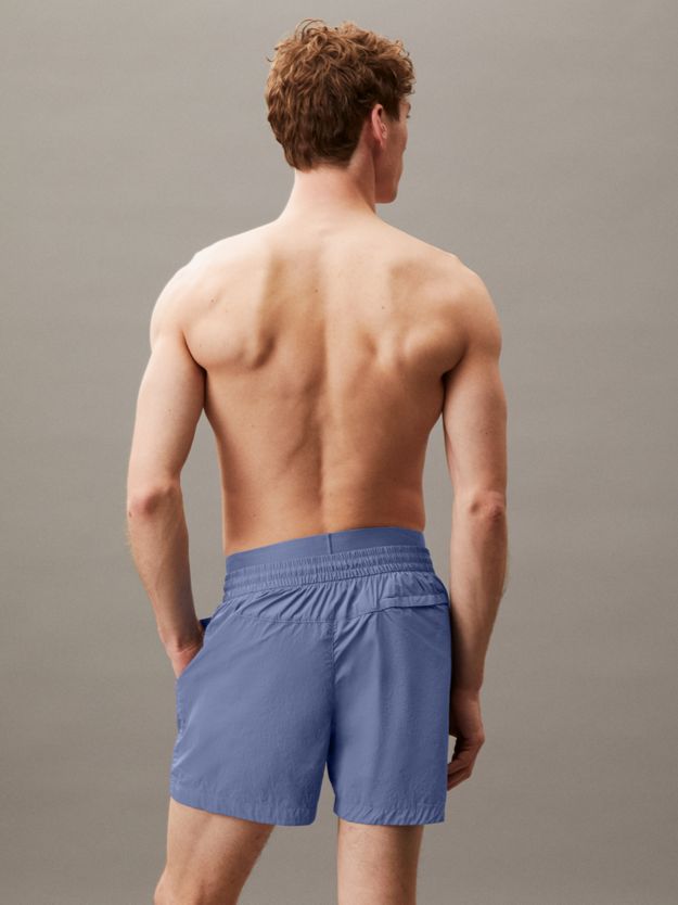 Double Waistband Swim Shorts - CK Soft Nylon