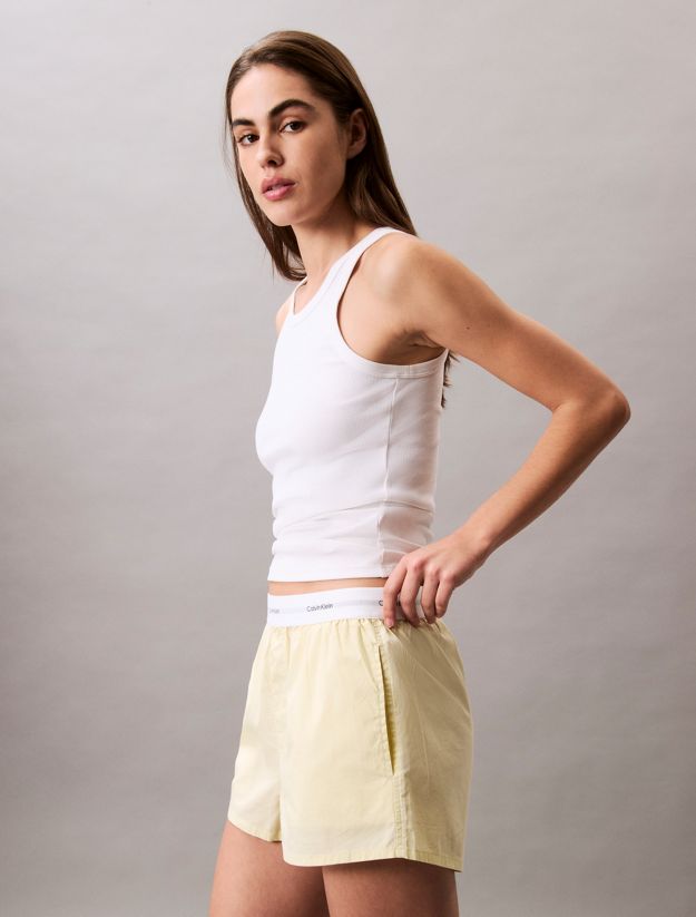 Cotton Poplin Pyjama Shorts