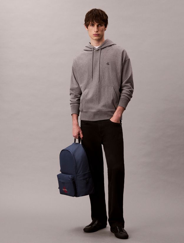 Nylon Monogram Logo Backpack