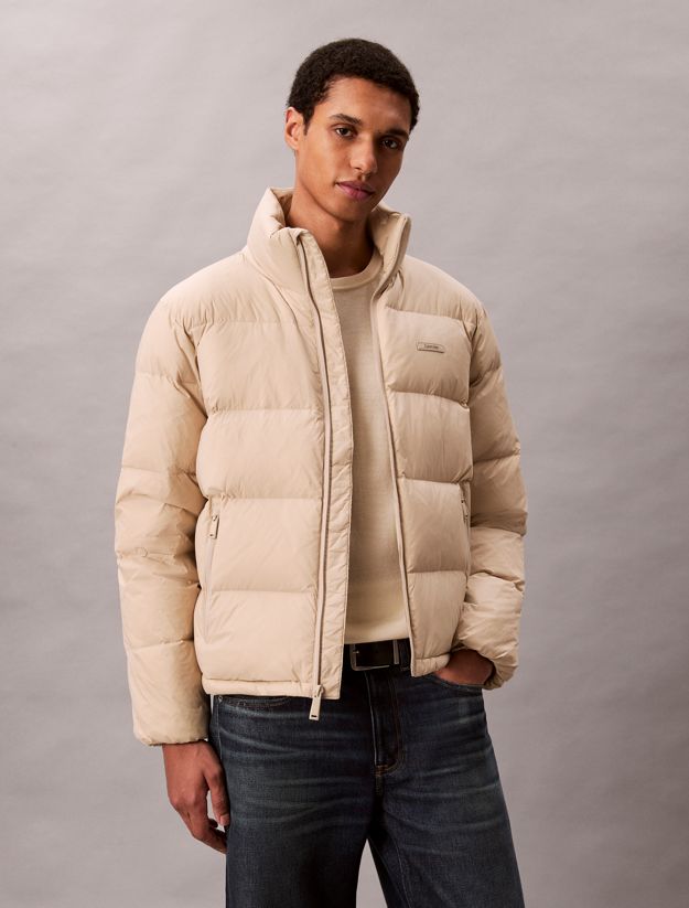 Channelled Down Puffer Jacket